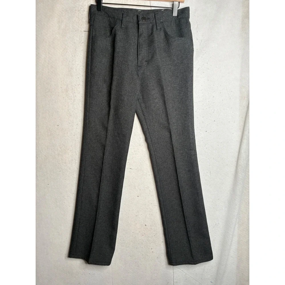 Wrangler Wrancher Dress Jeans Mens 31x32‎ Charcoal Gray Heather Twill 82HK